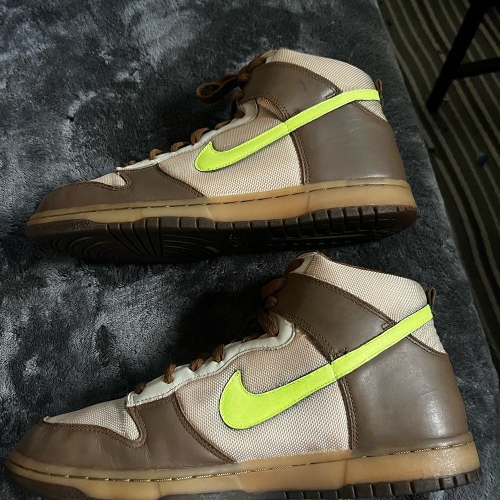 Vintage Nike Dunk High "Shrek" (2007)